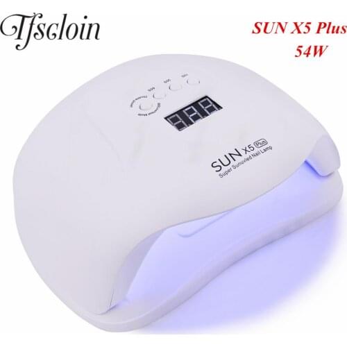 TFSCLOIN Nail Lamp 54W LED UV Lamp for Manicure UV/LED/Builder Gel Polish Curing Machine 36pcs Leds Auto Sensor Nail Dryer Tools