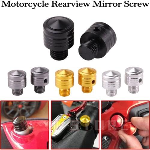 Motorcycle Rearview Mirror Screw Replace Stainless Steel Bolt Side Mirror Adapter For Honda ADV FORZA 300 TMAX NMAX 155 Ninja250