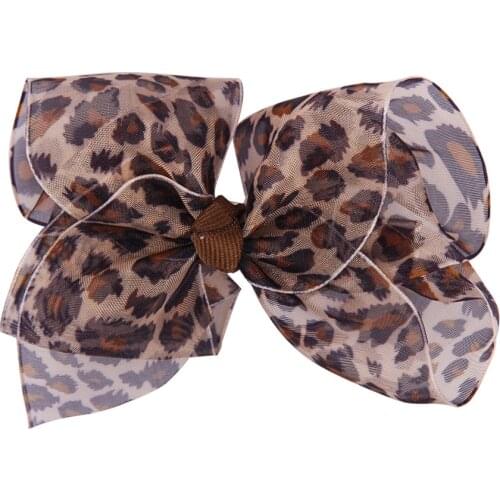 Bow Ribbon Hair Clip for Kids Chiffon Butterfly Cute Clipper Childrens Barrette Party Gift Hair Accessories