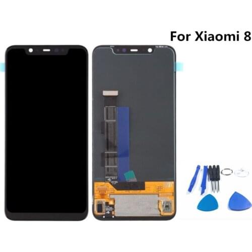 For Mi 8 LCD Display With Touch Screen Digitizer Assembly For Xiaomi 8 Mi8 LCDs
