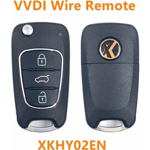 10pcs/lot Xhorse universal VVDI wire remote control XKHY02EN Car Key no transpponder chip for Hyundai VVDI Mini Key Tool VVDI2