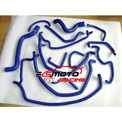 14 PCS BLUE Silicone Radiator Hose For Renault Super 5 GT Turbo PHASE 1 1985 1986 1987 1.4L B/C40
