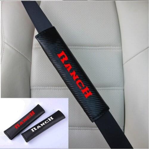 2pcs PU Fashion Car Seat belt shoulder Pads Car Seat Belt Cover for Fiat Ranch Car Accessories