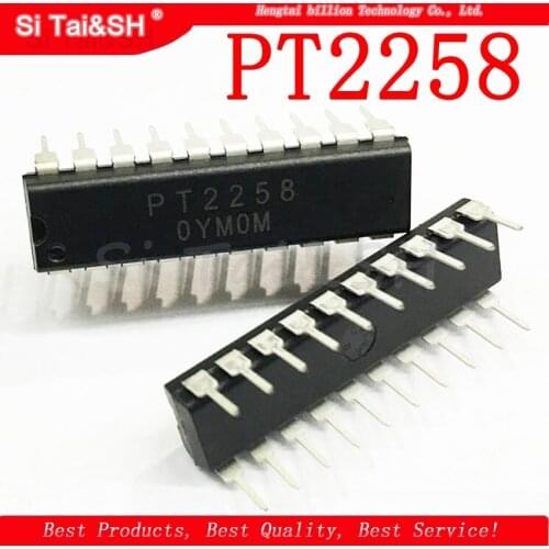 5pcs/lot PT2258 2258 DIP-20 Six channel volume control IC new original