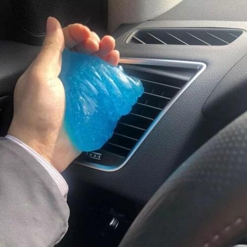 60ml Super Auto Car Cleaning Pad Glue Powder Cleaner Magic Cleaner Dust Remover Gel Home Computer Keyboard Clean Tool dropship