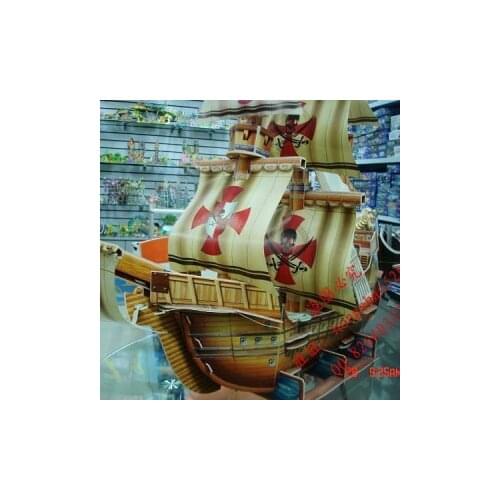 Childrens Day Toys and Gifts 3D Paper Model DIY diorama Pirates of the Caribbean Ship