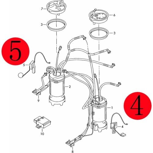 Fuel Level Sensor 7P0919673G 7P0919673H For VOLKSWAGEN TOUAREG 3.0T 3.6L 4.2L V6 11-18