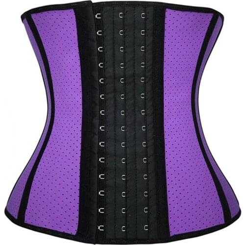 Womens Waist Trainer Cincher Body Shaper Underwear Lingerie Tummy Slim Belt Postpartum Control Underbust Steel Boned Corset