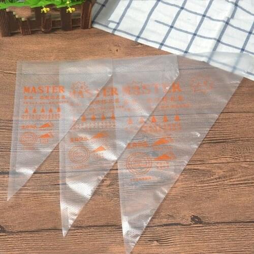 100pcs Disposable Pastry Bag S/M/L Size Icing Piping Fondant Cake Pastry Cupcake Decorating Pastry Bag for Kitchen Bakeware Tool