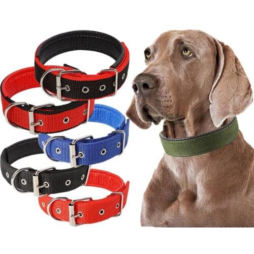 Dog Collar Personalized Soft Leather Polypropylene Pet Collar for Small Medium Large Dogs Pitbull Pug Pet Accessories Product