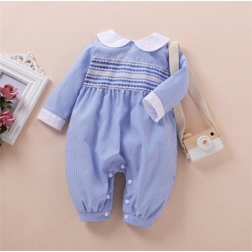Prowow Striped Baby Girl Clothes Long Sleeve Childrens Overalls For Newborns Jumpsuit Cute Babys Rompers Kids Toddler Costume