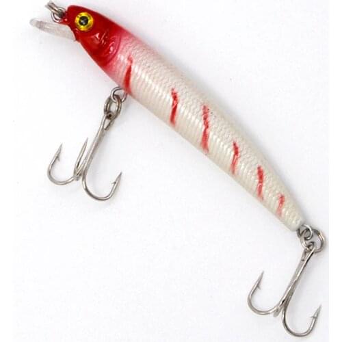 1pcs 7.5cm 4.5g Pesca Artificial Bait Fishing lure Minnow Wobblers Tackle Bass Trout Bait Iscas 3D eyes