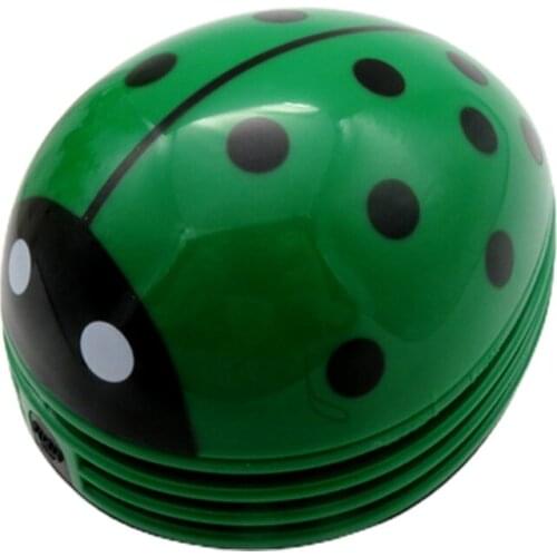 CPDD Mini Ladybug Vacuum Cleaner Desktop Coffee Table Vacuum Cleaner Dust Collector