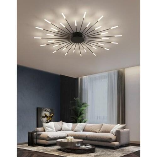 Nordic living room lamp household modern atmosphere creative fan-shaped bedroom ceiling lamps