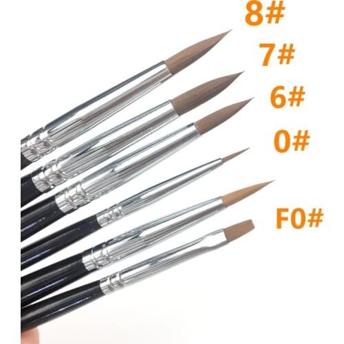 Dental Resin Brush Pens Dental Shaping Silicone Tooth Tool Porcelain Teeth Dental Lab Supplies 5pcs/set