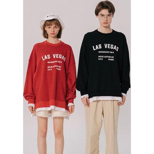 YUPINCIAGA Women Man New Fashion Long Sleeve O-Neck Sweatshirts 2020 Spring loose printed letter Harajuku couple Jumper Pullover