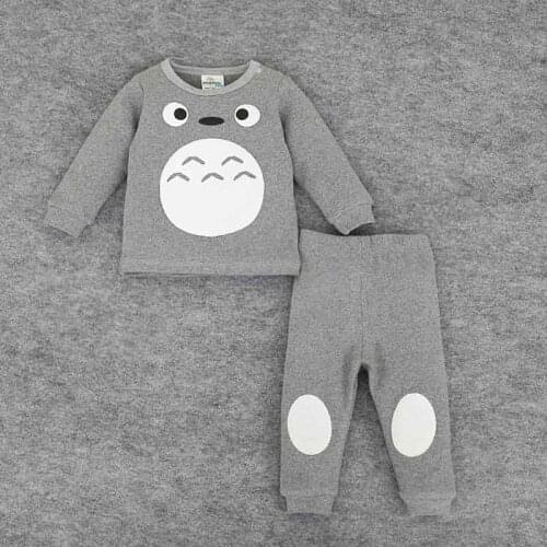Spring baby cartoon sets infant clothes newborn pajamas childrens clothing wholesale