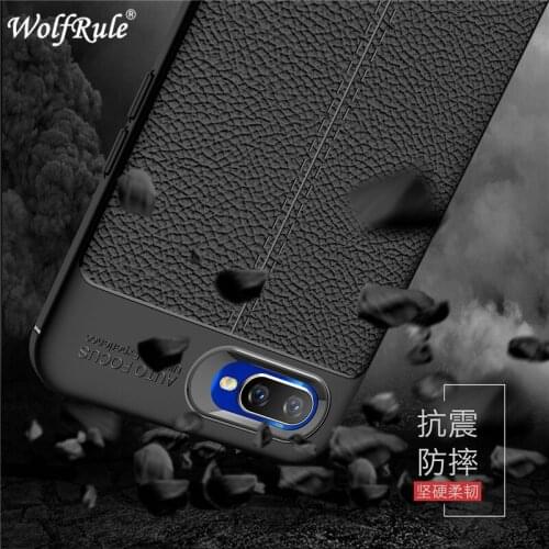WolfRule Case OPPO K1 Cover Shockproof Luxury Leather Soft TPU Case For OPPO K1 Fundas OPPO K1 / RX17 Neo / R15X Phone Coque