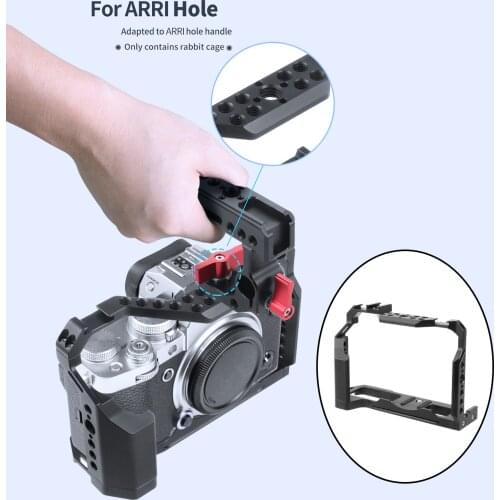 XT4 Cage Camera Protection Frame Tripod Expansion Platform Compatible for Fuji XT4 Camera