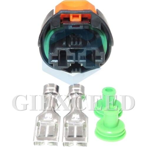 1 Set 2 Pin Auto Fan Resistance High Current Wiring Socket 8 Series 1544978-1 Waterproof Connector For Citroen C4L