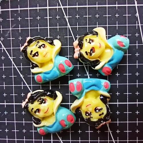 1pcs/lot resin flat back Princess girl 23mm Scrapbook Embellishment DIY Phone Decoration G003