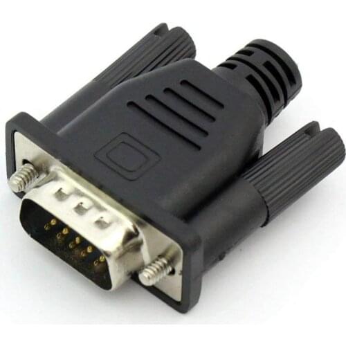 VGA Virtual Display Adapter Male Dummy Plug EDID Headless Ghost Emulator Lock Plate
