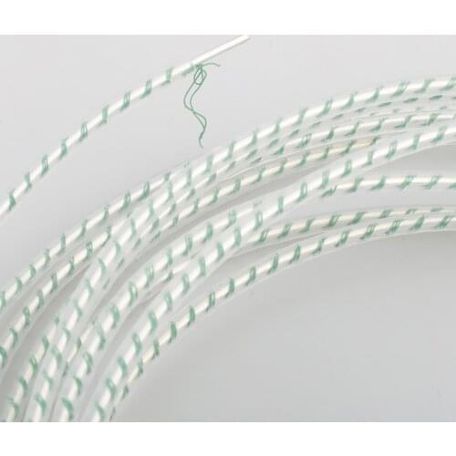 Audiocrast Green 7N copper pure Silver DIY Top-rated Speaker Audio Signal Cable 3MM Headphone Cable signal Jumper cable