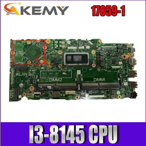 CN-04K49R 0R1FC0 0RGJ6F 0X3N60 Mainboard For DELL Inspiron 15-5580 5480 5488 5582 Laptop Motherboard 17859-1 i3-8145 cpu tested