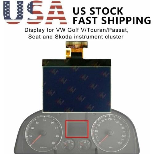 Dashboard Display For VW Golf V Touran Passat, Seat and Skoda LCD instrument