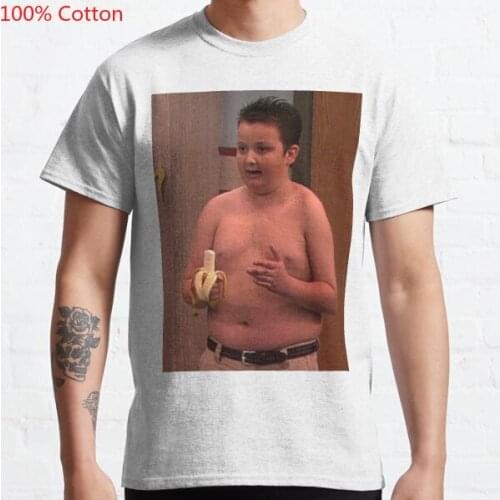 Gibby From ICarly Men Women 100% Cotton T-shirt Tops Crew Neck Fitted Soft Anime Manga Tee Shirt Clothes Four Seasons
