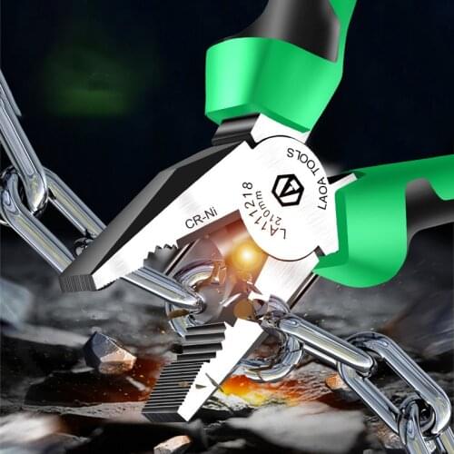 Multifunction Cutting Pliers Long Nose Pliers Diagonal Cable Pliers Sets Electrician Clamping Winding Cutting Maintenance Tool
