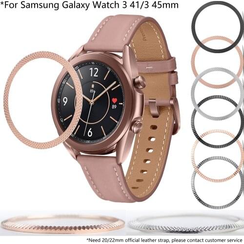 New Bezel Ring Styling For Samsung Galaxy Watch 3 41 frontier for Galaxy Watch 3 45mm Smart Bracelet Ring Case Protection Cover