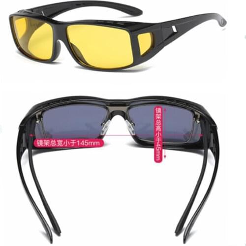 Driver Night Vision Glasses Sand-proof Wind Riding Glasses Can Be Used For Myopia Labor Protection Goggles Night Vision Glasses