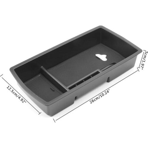 Center Console Organizer Tray Armrest Storage Box For Peugeot 3008 3008GT 5008 2017 2018