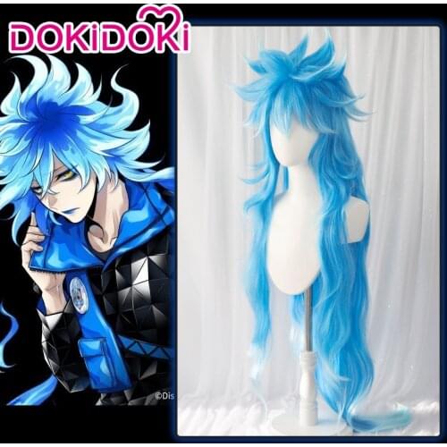 DokiDoki Game Twisted Wonderland Cosplay Wig Idia Hair Men Hight Temperature Fiber Twisted Wonderland idia Coslay Wig