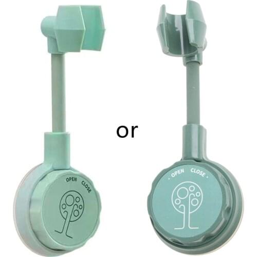 Plastic Suction Cup Shower Head Holder Handheld Showerhead Bracket Adjustable Shower Holder Removable Handheld Showerhead Rack