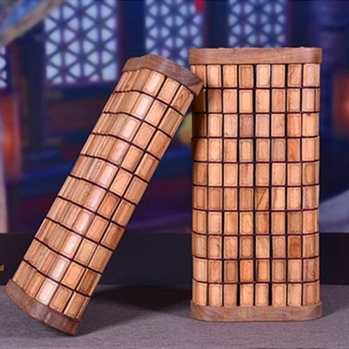Chinese yew mahjong pillow cervical vertebra repair pillow sedative sleep for the elderly children students