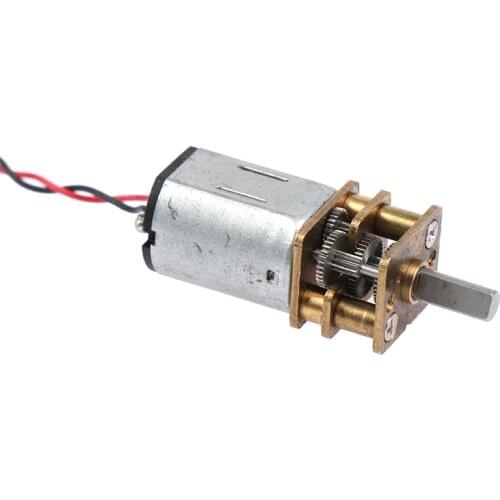 Micro N20 Gear Motor Slow Speed Metal Gearbox Reducer Electric Motor DIY Toy DC 5V 40/60/28/150/300/110 RPM