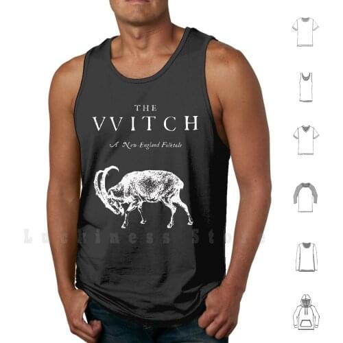 The Vvitch ( ? ) tank tops vest 100% Cotton The Vvitch The Witch Movie Horror Folk Horror Halloween Black Phillip