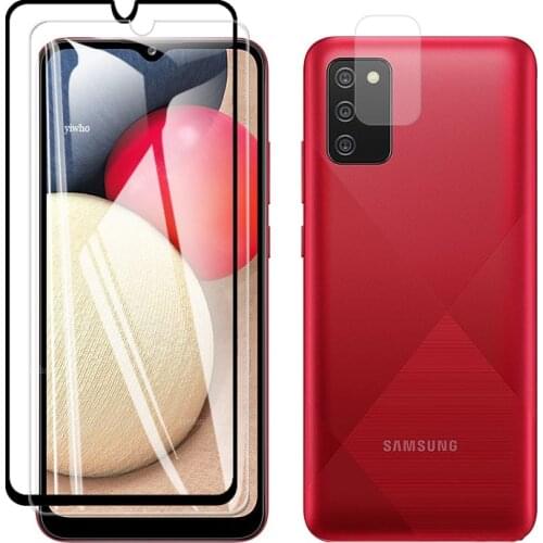 Protective Tempered Glass For Samsung A02S a12 Camera Glass On For Galaxy a12 a 12 A02S A 02 s a02 s Phone Screen Film Glas
