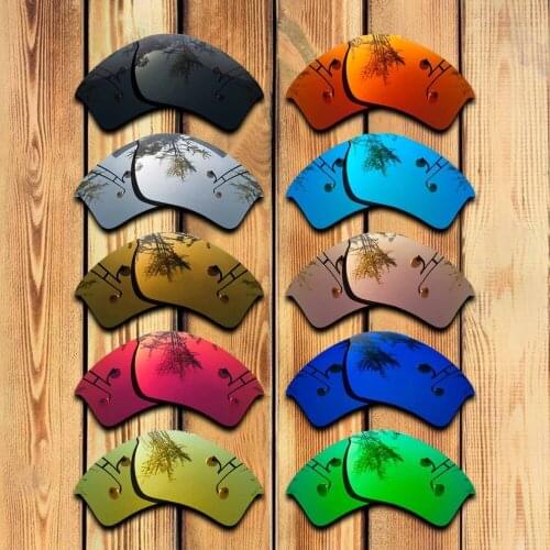 2 Pairs 100% Precisely Cut Polarized Replacement Lenses for Half Jacket 2.0 XL Sunglass - Many Colors