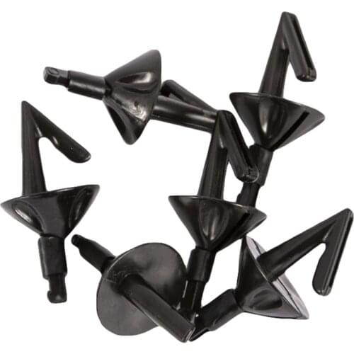 20 pcs Black Impact Bait Shields Sea Fishing Rig Bait Holder Clip Breakaway Style Fishing Tools