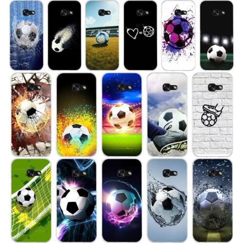 329FG football with water Soft Silicone Tpu Cover phone Case for Samsung j3 j5 j7 2016 2017 j330 j2 j6 Plus 2018