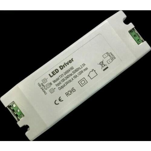 5pcs 100-240V To 24V 4.16A 100W LED Driver AC/DC Adapter Transformer For LED Strip RGB ceiling Light bulb Power Supply
