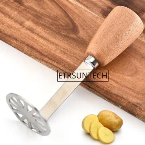 50pcs Stainless Steel Potato Masher with Broad Mashing Plate for Smooth Mashed Potatoes Fruit Vegetable Pressed Maker