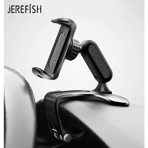 Dashboard Car Mobile Phone Holder 360 Degree Rotating GPS Bracket Car Mount Mobile Holder For Car Accessories Phone Clip