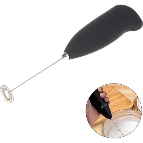 Electric Frother Egg Beater Kitchen Drink Foamer Whisk Mixer Coffee Cappuccino 16.5*6cm 1PC