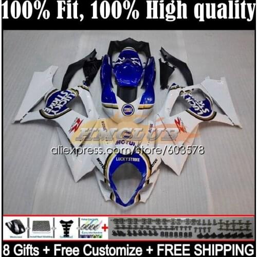 Injection For SUZUKI GSXR1000 GSX R1000 K7 GSX-R1000 13CL.3 GSXR-1000 07 08 GSXR 1000CC 1000 CC 2007 2008 Fairing Lucky blue