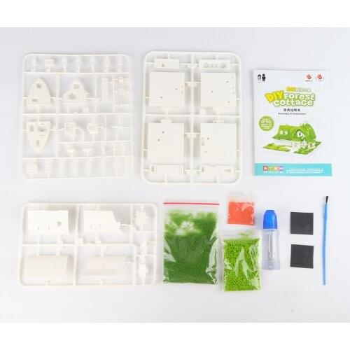 ABS Plastic DIY Doll House Miniature Lifelike Forest Dollhouse Kids Toy