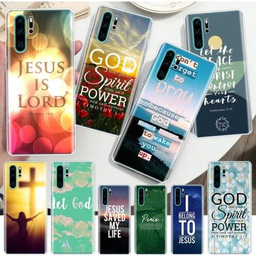 God Jesus Pray Soft Phone Case For Huawei Honor 10 9 20 Lite Y5 Y6 Y7 Y9 8A 8X 8S 7A 7X 9X 10i 20i Pro Cover Coque Shell